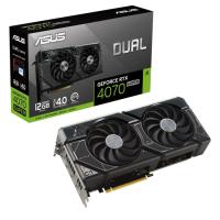  ASUS Dual GeForce RTX 4070 SUPER 12  GDDR6X (DUAL-RTX4070S-12G, 90YV0K83-M0NA00) Ret