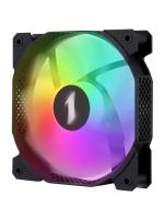 ���������� 1STPLAYER F7R Black / 120mm Reverse ARGB 3pin 5V PWM 4pin 12V 600-1800rpm 56.34cfm 36.99dBA / F7R-BK / BULK