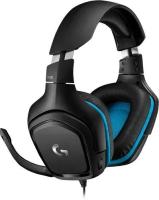 Наушники с микрофоном Logitech G431 черный (981-000772)