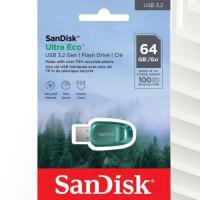 USB  SanDisk Ultra Eco USB Flash Drive USB 3.2 Gen 1 64GB, Upto 100MB/s R