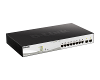  (switch)  D-Link PROJ Smart  L2 DGS-1210-10MP/F3A 81000Base-T PoE, 21000Base-X SFP, PoE Budget 130W, Compact CLI