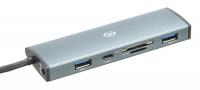 USB- Digma HUB-2U3.0CR-UC-G