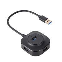 Концентратор USB 3.0 VCOM DH307 Black