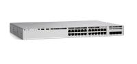  CISCO Catalyst 9200 24-port full PoE+, Modular uplink option, PS 1x600W, Network Advantage, PoE 370/740W , C9200-24P-A