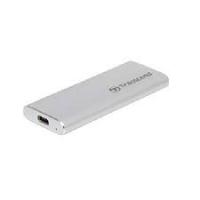 External SSD Transcend 500Gb ESD260C <TS500GESD260C> (USB3.1 gen 2, Type C 520/460Mbs, 3D NAND, 81x34x8mm, 33g) Silver