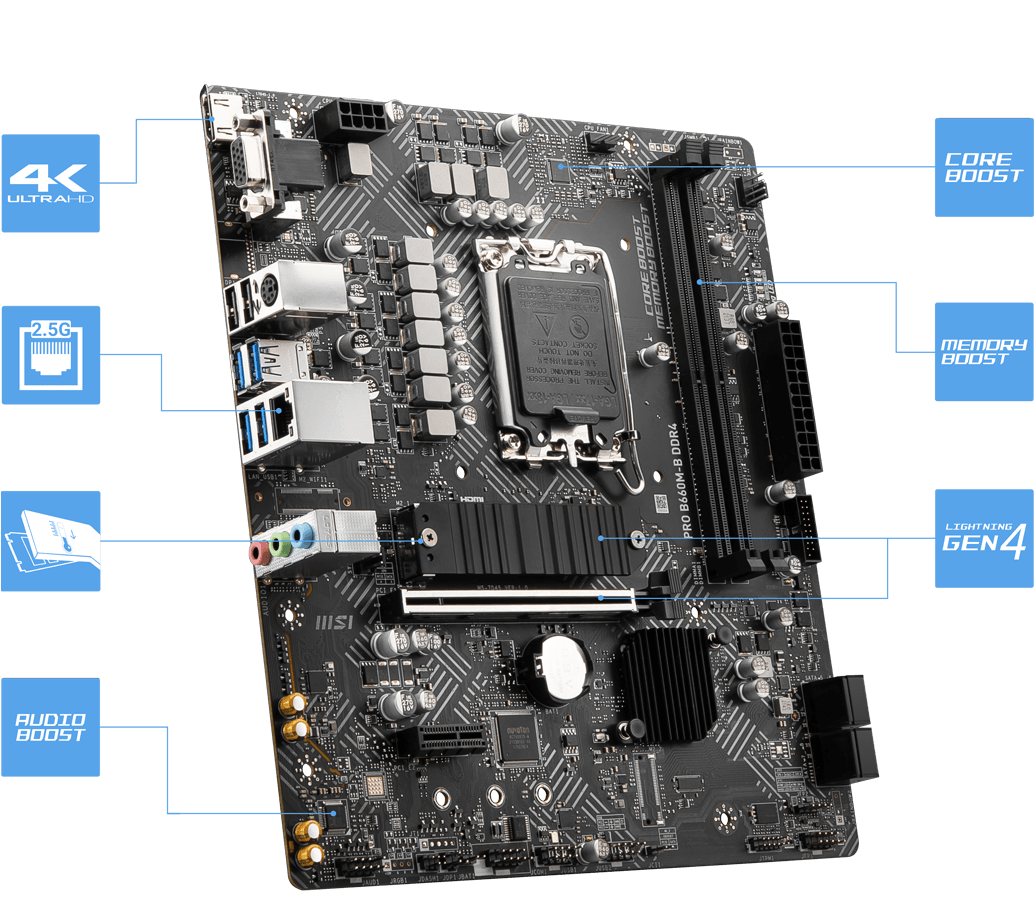 Msi pro b660m. MSI Pro b660m-p ddr4.