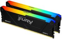   32Gb DDR4 3733MHz Kingston Fury Beast RGB (KF437C19BB12AK2/32) (2x16Gb KIT)