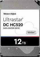  / HDD WD SATA Server 12Tb Ultrastar DC HC520 7200 6Gb/s 256MB (HUH721212ALE600)