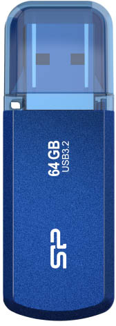 USB Flash  64Gb Silicon Power Helios 202 Blue (SP064GBUF3202V1B)