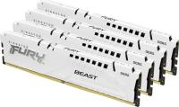   64Gb DDR5 5600MHz Kingston Fury Beast White KF556C40BWK4-64 4x16Gb KIT