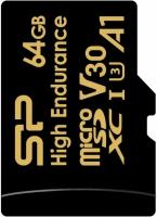 ���� ����� microSDXC 64GB Silicon Power SP064GBSTXDV3V1HSP High Endurance V30 + adapter