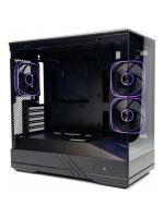 ������ Powercase GT3 ARGB, TG, Type-C, 3x 120�� ARGB PWM Fans, ������, mATX  (CMGT3B-A3)
