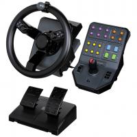 Руль Logitech G Saitek Farm Simulator Controller 38кноп. (с педалями) черный
