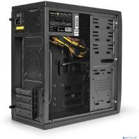 Exegate EX272745RUS  Minitower Exegate QA-412U Black, mATX, <XP400, Black, 120mm>, 2*USB+2*USB3.0, Audio