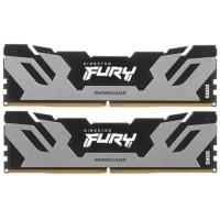   64Gb (2x16Gb) Kingston FURY Renegade Silver, DDR5, DIMM, 6400Mhz, PC-51200, XMP, CL32, 1.4V (KF564C32RSK2-64)