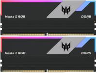   64Gb (2x32 ) Acer Predator Vesta II RGB Black, DDR5, 6400Mhz, CL32 (32-39-39-102), 1.35V