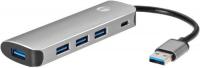   USB 3.1 Type-A --> 4 USB3.0 VCOM CU4383A Alum Shell HUB+ PD