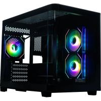 ������ XASTRA QR500M 3ARGB C10-UC Black mATX/Aquarium/ 2 Curve Glass /3x120mm ARGB PWM FM fans/ Argb+PWM HUB 10port /Type-C/ QR500M-3FM12A-C10-UC