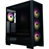 ������ XASTRA  A700  7ARGB-C10-UC Black ATX/Mesh/ 1x360mm+4x140mm ARGB PWM fans / Argb+PWM HUB 10port/Type-C / A700-1FA36A-4FL14A-C10-UC