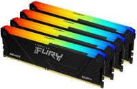 Оперативная память 128Gb DDR4 3200MHz Kingston Fury Beast Black RGB (KF432C16BB2AK4/128) (4x32Gb KIT)