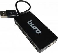  USB 2.0 BURO BU-HUB4-U2.0-SLIM 4  4 x USB 2.0  