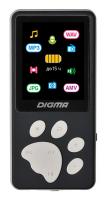 Плеер Hi-Fi Flash Digma S4 8Gb черный/серый/1.8"/FM/microSD