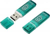   8Gb USB Drive <USB2.0> Smartbuy Glossy series Green (SB8GBGS-G)