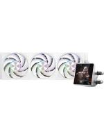 ������� ���������� PCCooler DT360 ARGB Display WH (300W, 360mm, LED temp., White, ARGB/ Fans: 3x120mm, 83.83CFM, 3000RPM/ Pump height 62mm, 15dBA, 2600RPM, Rad thickness 27mm/ S: 1851, 1700, 1200, 115X, AM5, AM4)