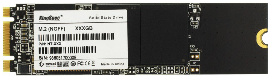  SSD 256Gb KingSpec (NT-256)  SSD, M.2, 256 , SATA-III, : 550 /, : 450 /, MLC