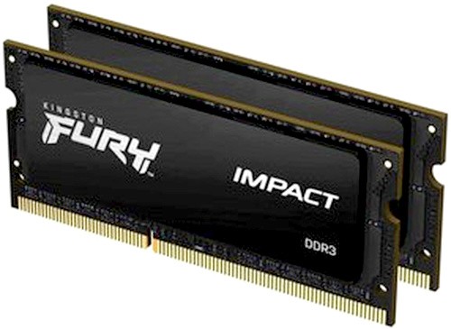   16Gb Kingston Fury Impact SO-DIMM DDR-III 1866MHz (KF318LS11IBK2/16) (2x8Gb KIT)