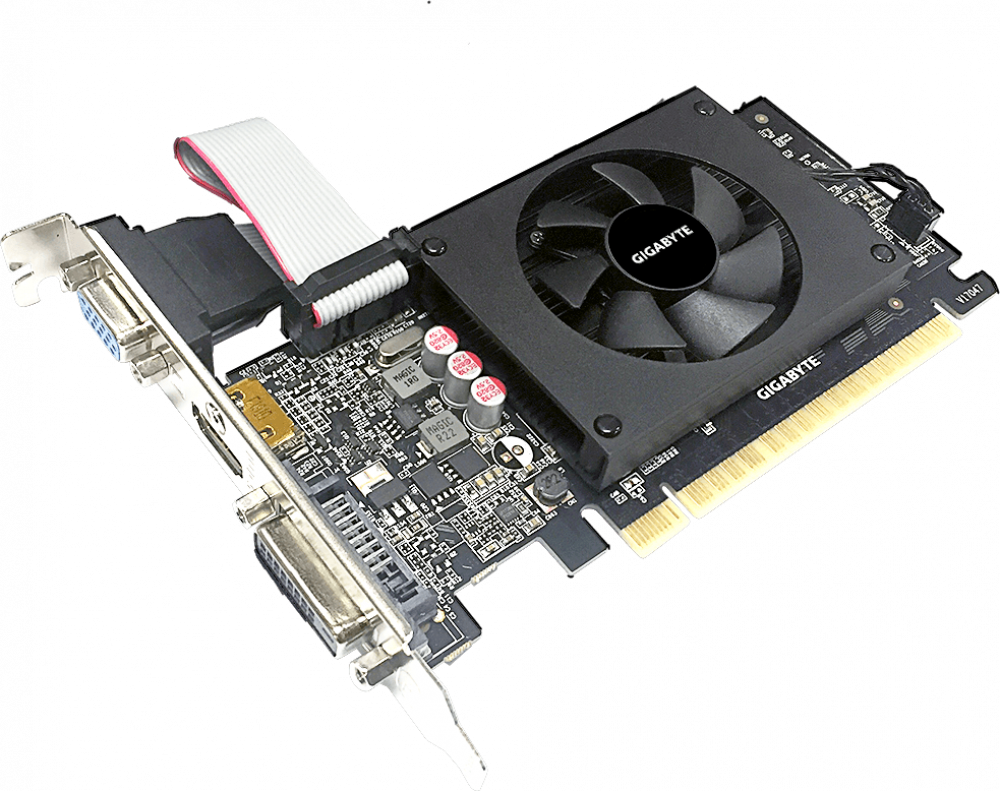  Gigabyte nVidia GeForce GT710   PCI-E 2048Mb (GV-N710D5-2GIL)