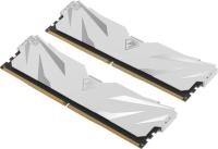 Модуль памяти DDR 5 DIMM 32Gb (16Gbx2), 6000Mhz, Netac Shadow II NTSWD5P60DP-32W, CL38, White