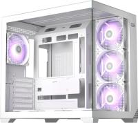 Корпус без блока питания PCCooler C3T700 ARGB WH, Midi-Tower, TG