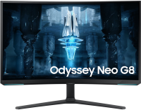 ������� Samsung 32" Odyssey Neo G8 S32BG852NI 3840x2160 VA QLED 240�� 1ms FreeSync Premium Pro HDMI DisplayPort