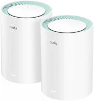 ��������� Mesh ������ CUDY M1500(2-Pack), Wi-Fi 6, AX1500, 2.4/5���, �����