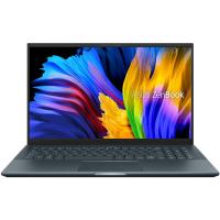 Ноутбук ASUS ZenBook 15 Pro UM535QE-KY220, 15.6" (1920x1080) OLED/AMD Ryzen 9 5900HX/16ГБ LPDDR4X/1ТБ SSD/NVIDIA GeForce RTX 3050 Ti 4ГБ/Без ОС, серый [90NB0V91-M006X0]