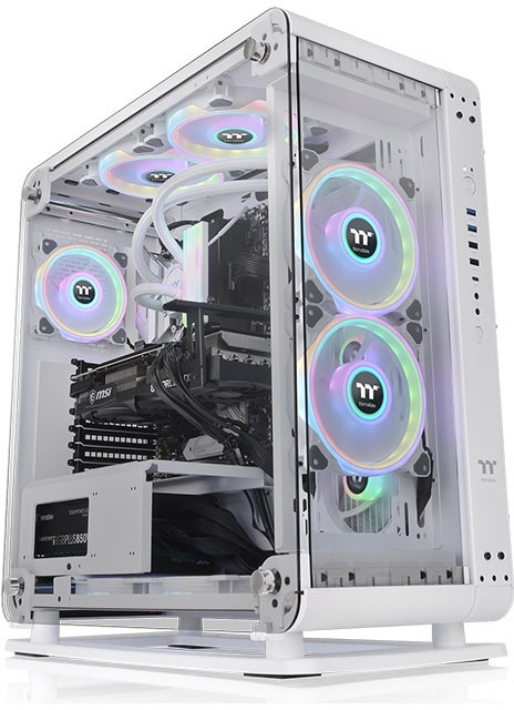  Thermaltake Core P6 TG White ATX/mATX/Mini-ITX/SSI CEB/Midi-Tower/ / /2xUSB 2.0/2xUSB 3.0/USB Type-C/Audio CA-1V2-00M6WN-00