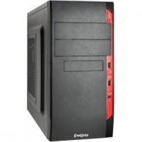 Exegate EX272737RUS  Minitower  ExeGate QA-410 w/o PSU Black, mATX, 2*USB, Audio