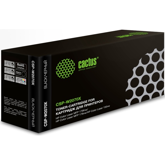 Картридж лазерный Cactus CSP-W2070X черный (1500стр.) для HP Color Laser 150a/150nw/178nw MFP/179fnw