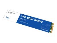   WD SSD Blue SA510, 1.0TB, M.2(22x80mm), SATA3, R/W 560/530MB/s, IOPs 95 000/84 000, TBW 400, DWPD 0.2