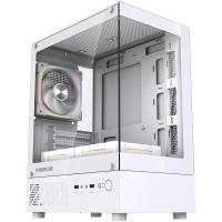 ������ Powercase Vision Micro M1 ARGB, Tempered Glass, 3x 120mm ARGB fans, �����, mATX  (CVMM1W-A3)