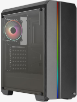  MidiTower AeroCool GENESIS-G-BK-v2 (ATX, USB3x2, USB2x2, ARGB fan x1,  ) (4711099473892)