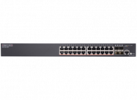 ���������� 24 ports 10/100/1000Base-T + 4G SFP uplink ports with 24 port PoE (384W) (ext up to 720W) L2 Gigabit Ethernet Switch - Pro Smart Edge-corE 4