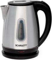 Чайник электрический Scarlett SC-EK21S36 1.8л. 2200Вт черный корпус: сталь