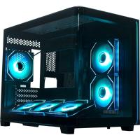 ������ XASTRA QR600M 6ARGB C10-UC Black mATX/Aquarium/Curve Glass /Led Strip/6x120mm ARGB PWM FM fans/ Argb+PWM HUB 10port /Type-C/ QR600M-6FM12A-C10-UC-L