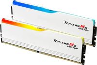   DDR5 G.SKILL RIPJAWS M5 NEO RGB 32GB (2x16GB) 6000MHz CL30 (30-38-38-96) 1.35V / F5-6000J3038F16GX2-RM5NRW / White