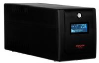 Exegate (EP212519RUS)  Exegate Power Smart ULB-1000 LCD  1000VA, Black, 2 +2  IEC320, USB