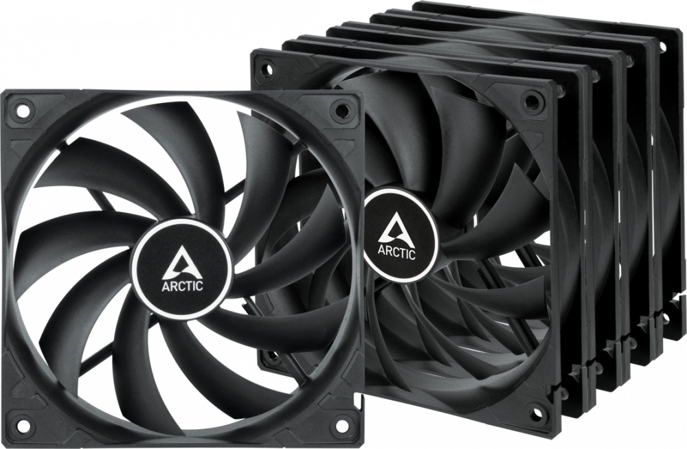    Arctic Cooling F12 Black Value Pack