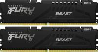   DDR 5 DIMM 64Gb PC51200, 6400Mhz, Kingston FURY Beast Black EXPO CL32 (Kit of 2) (KF564C32BBEK2-64)
