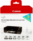  Canon PGI-29 MBK/PBK/DGY/GY/LGY/CO